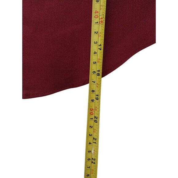 Cat & Jack Boys Long Sleeve Button-Up Shirt XS( 4/5 )Burgundy . NWT - Picture 5 of 7